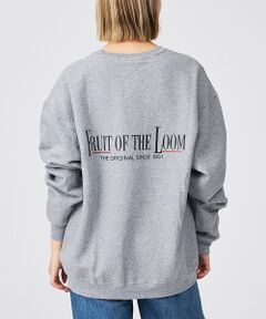 ABAHOUSE / アバハウス スウェット | 【FRUIT OF THE LOOM】PRINT SWEAT4/ロゴプリント/ユ