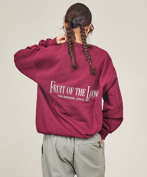 ABAHOUSE / アバハウス スウェット | 【FRUIT OF THE LOOM】PRINT SWEAT4/ロゴプリント/ユ | 詳細1