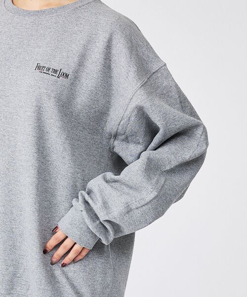 ABAHOUSE / アバハウス スウェット | 【FRUIT OF THE LOOM】PRINT SWEAT4/ロゴプリント/ユ | 詳細18