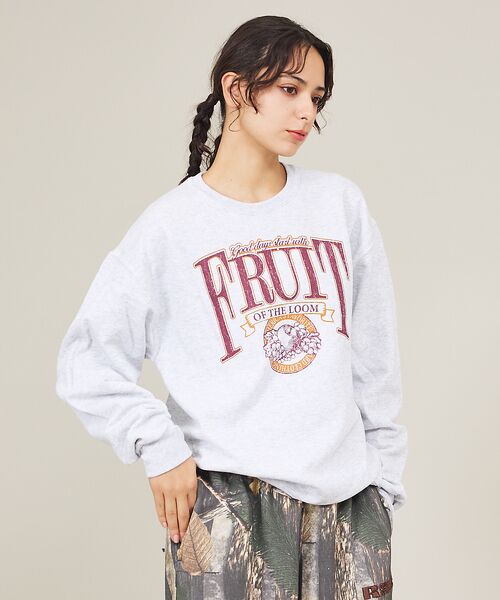 ABAHOUSE / アバハウス パーカー | 【FRUIT OF THE LOOM/フルーツ・オブ・ザ・ルーム】RETRO P(ホワイト)
