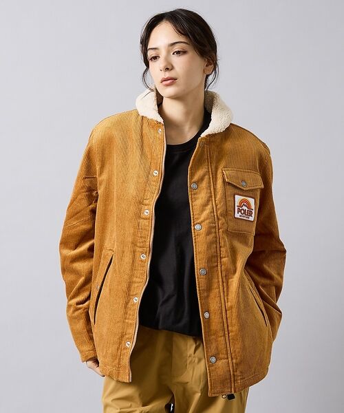 ABAHOUSE / アバハウス ブルゾン | 【POLER/ポーラー】CORDUROY BOA JK/コーデュロイ/ボア/ユニ | 詳細3