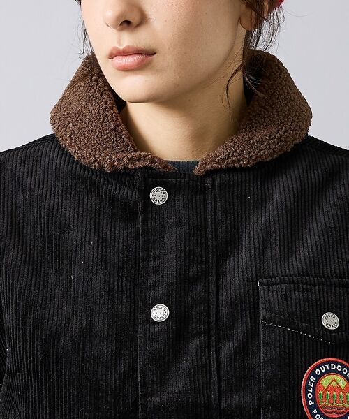 ABAHOUSE / アバハウス ブルゾン | 【POLER/ポーラー】CORDUROY BOA JK/コーデュロイ/ボア/ユニ | 詳細6