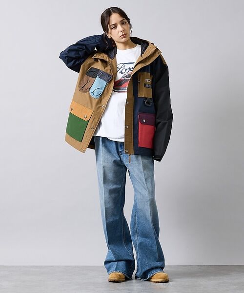 ABAHOUSE / アバハウス ブルゾン | 【POLER/ポーラー】60/40MTN PARKA/マウンテンパーカー/ナイロ | 詳細12