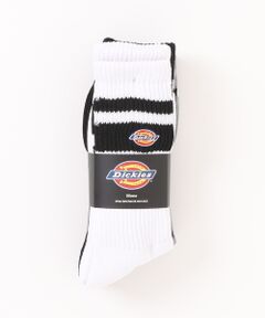 ABAHOUSE / アバハウス ソックス | 【Dickies / ディッキーズ】CDK3P3　底パイル刺繍//カラーライン底