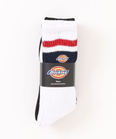 ABAHOUSE / アバハウス ソックス | 【Dickies / ディッキーズ】CDK3P3　底パイル刺繍//カラーライン底