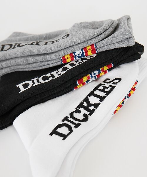 ABAHOUSE / アバハウス ソックス | 【Dickies / ディッキーズ】CDK3P3底パイルバックロゴソックス/ハイ | 詳細1