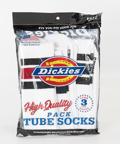 ABAHOUSE / アバハウス ソックス | 【Dickies / ディッキーズ】CDK3Pチューブラインソックス【WEB限定 | 詳細8