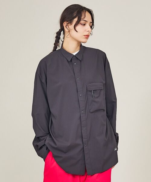 ABAHOUSE / アバハウス シャツ・ブラウス | 【NANGA /ナンガ】PLC EXCURSION SHIRT /N2500-1（ブラック）
