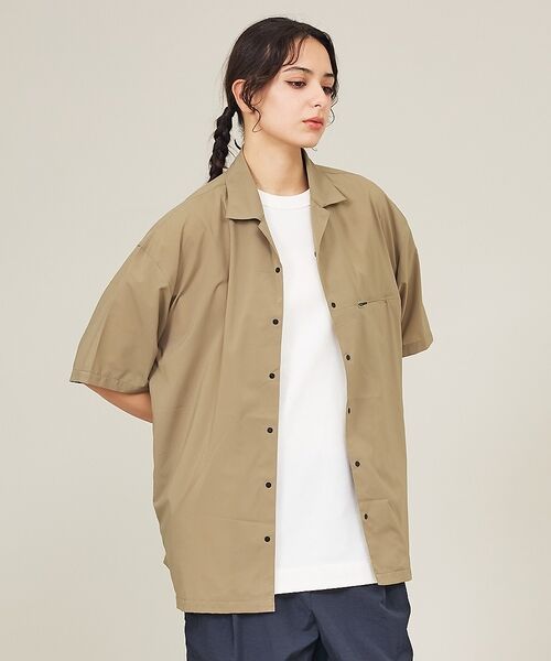 ABAHOUSE / アバハウス シャツ・ブラウス | 【NANGA /ナンガ】N2610-1J120A / PLC エクスカーション（カーキ）