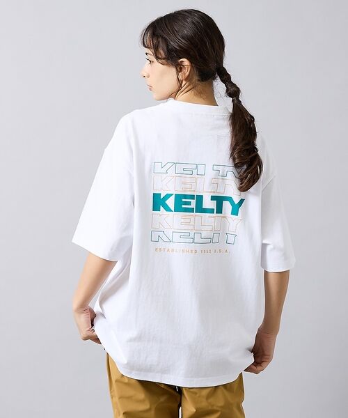 ABAHOUSE / アバハウス Tシャツ | 【KELTY / ケルティ】Back Typo Logo T-Shirt / バ(ホワイト)