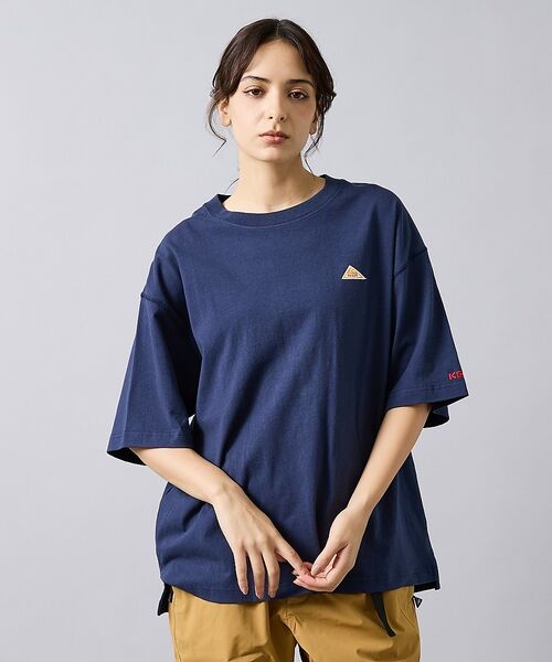 ABAHOUSE / アバハウス Tシャツ | 【KELTY / ケルティ】Mini Logo T-Shirt / ミニロゴTシ(ネイビー)