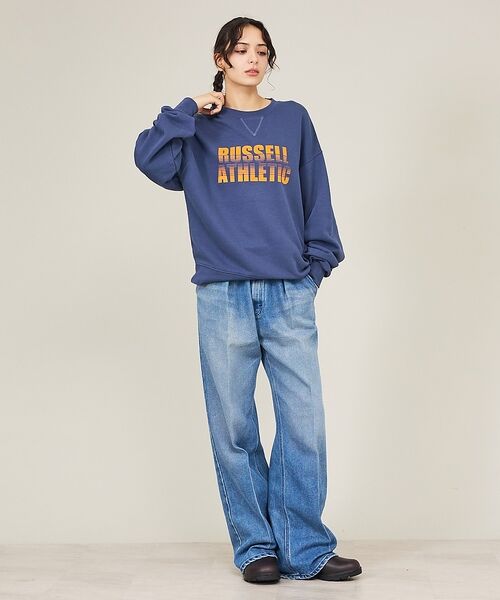 ABAHOUSE / アバハウス Tシャツ | 【RUSSELL ATHLETIC / ラッセル アスレティック】Nu Blen | 詳細12