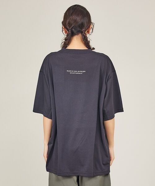ABAHOUSE / アバハウス Tシャツ | 【NANGA/ナンガ 】DRY MIX PIVOT SLEEVE TEE/ ロゴ | 詳細10