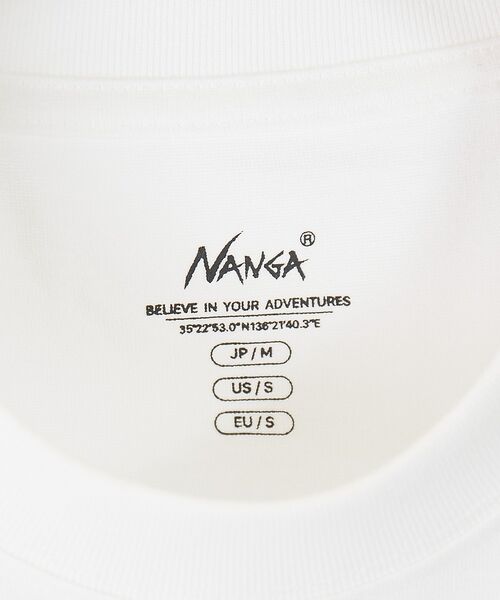 ABAHOUSE / アバハウス Tシャツ | 【NANGA/ナンガ 】DRY MIX PIVOT SLEEVE TEE/ ロゴ | 詳細5