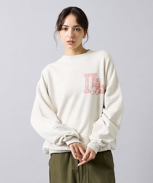 ABAHOUSE / アバハウス スウェット | 【REMI RELIEF / レミ レリーフ】  SP加工 3飛び裏毛 クルース | 詳細3