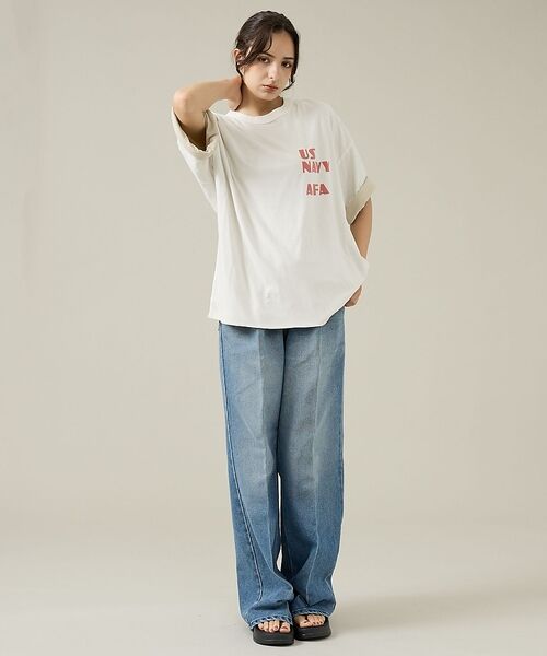 ABAHOUSE / アバハウス Tシャツ | 【REMI RELIEF / レミ レリーフ】 Reversible T-shi | 詳細21