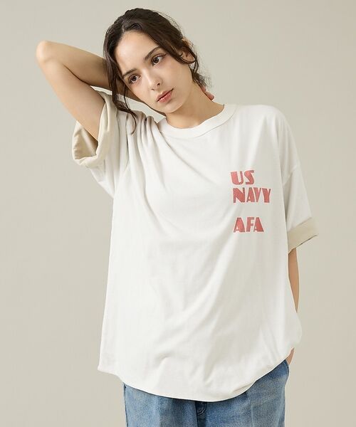 ABAHOUSE / アバハウス Tシャツ | 【REMI RELIEF / レミ レリーフ】 Reversible T-shi | 詳細22