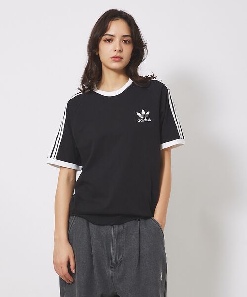 ABAHOUSE / アバハウス Tシャツ | 【adidas originals/アディダスオリジナルス】3-STRIPES（ブラック）