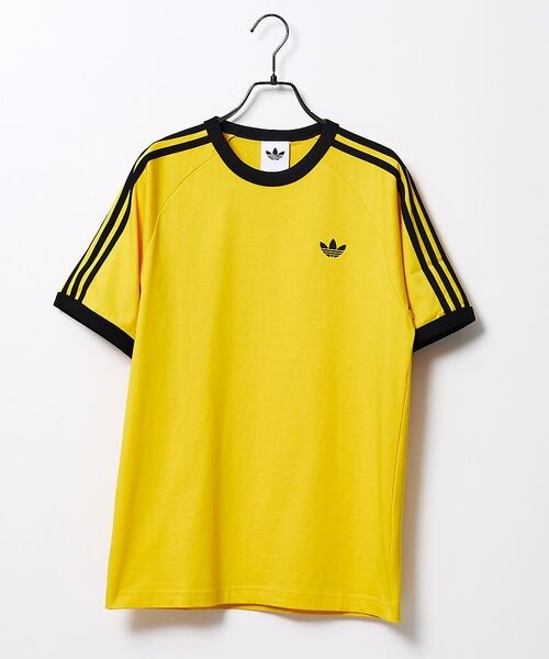 ABAHOUSE / アバハウス Tシャツ | 【adidas originals/アディダスオリジナルス】3-STRIPES（イエロー）