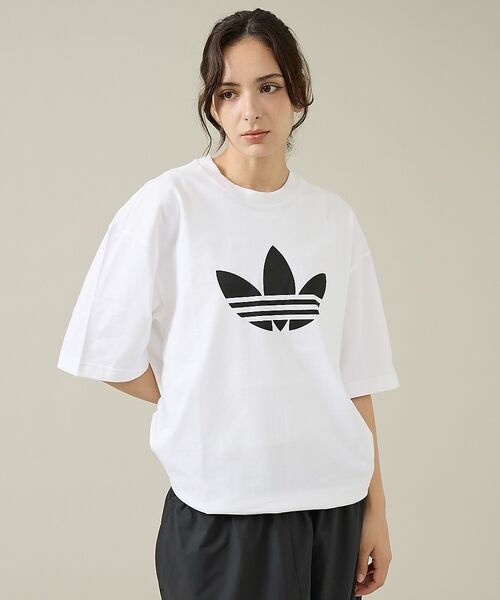 ABAHOUSE / アバハウス Tシャツ | 【adidas Originals/ アディダス オリジナルス】 TREFOIL(ホワイト)