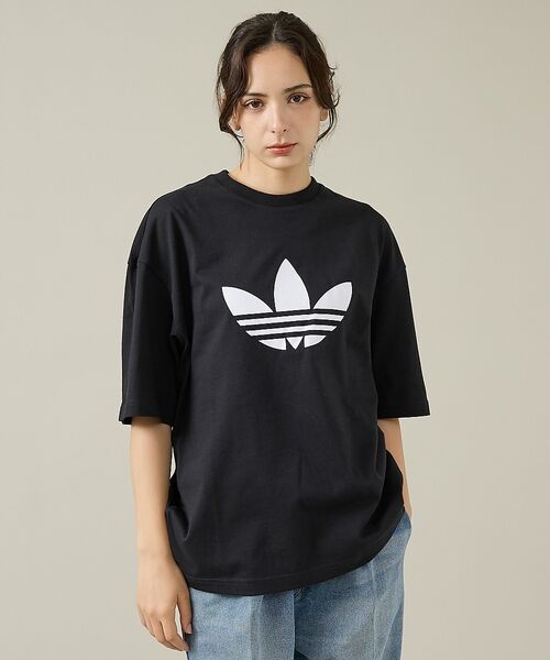 ABAHOUSE / アバハウス Tシャツ | 【adidas Originals/ アディダス オリジナルス】 TREFOIL(ブラック)