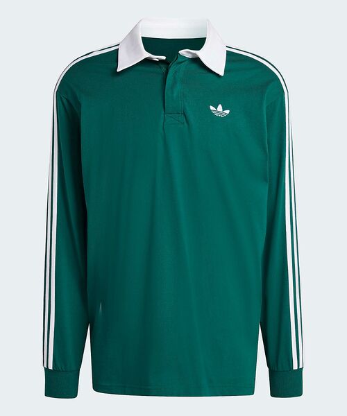 ABAHOUSE / アバハウス トップス | 【adidas originals/アディダスオリジナルス】Rugby polo(グリーン)