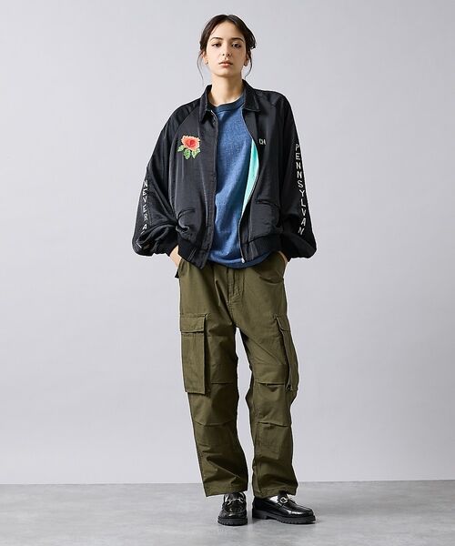 ABAHOUSE / アバハウス ブルゾン | 【THRIFTY LOOK / スリフティールック】 SOUVENIR GREE | 詳細1