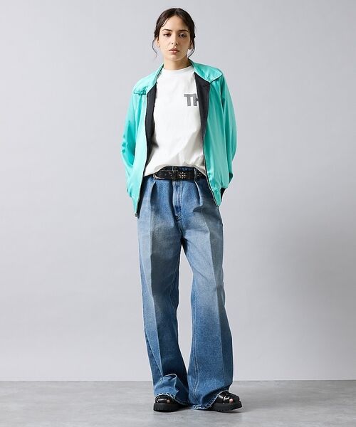 ABAHOUSE / アバハウス ブルゾン | 【THRIFTY LOOK / スリフティールック】 SOUVENIR GREE | 詳細2