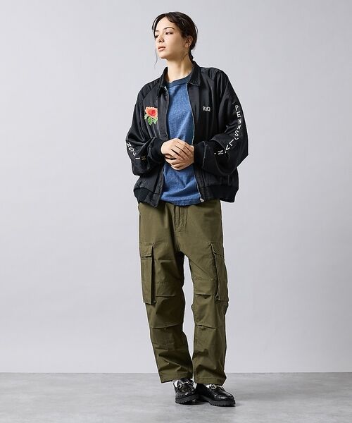 ABAHOUSE / アバハウス ブルゾン | 【THRIFTY LOOK / スリフティールック】 SOUVENIR GREE | 詳細5