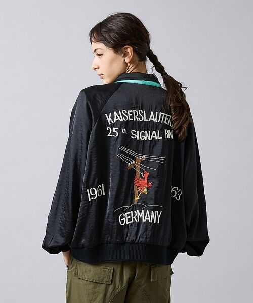 ABAHOUSE / アバハウス ブルゾン | 【THRIFTY LOOK / スリフティールック】 SOUVENIR GREE | 詳細6