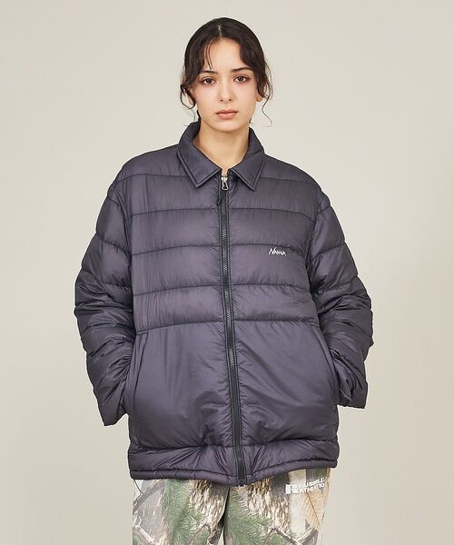 ABAHOUSE / アバハウス ダウンジャケット・ベスト | 【NANGA/ナンガ】SHEER DOWN SHIRT BLOUSON/シアーダ（ブラック）