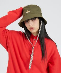 ABAHOUSE / アバハウス ハット | 【KELTY/ケルティー】/ワンポイント 紐付き配色 バケットハット / アドベ