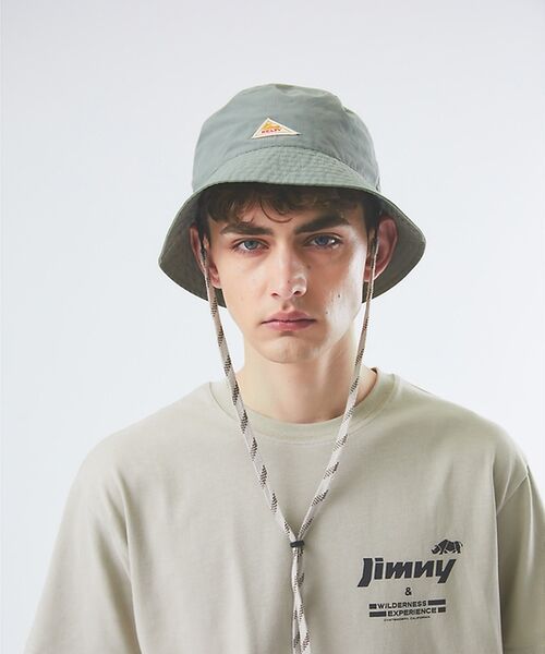 ABAHOUSE / アバハウス ハット | 【KELTY/ケルティー】/ワンポイント 紐付き配色 バケットハット / アドベ | 詳細24