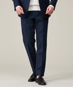 ABAHOUSE / アバハウス スラックス・ドレスパンツ | 【カシミヤブレンド】ウール ツイルスラックス / セットアップ対応