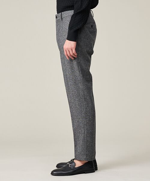 ABAHOUSE / アバハウス スラックス・ドレスパンツ | 【カシミヤブレンド】ウール ツイルスラックス / セットアップ対応 | 詳細12