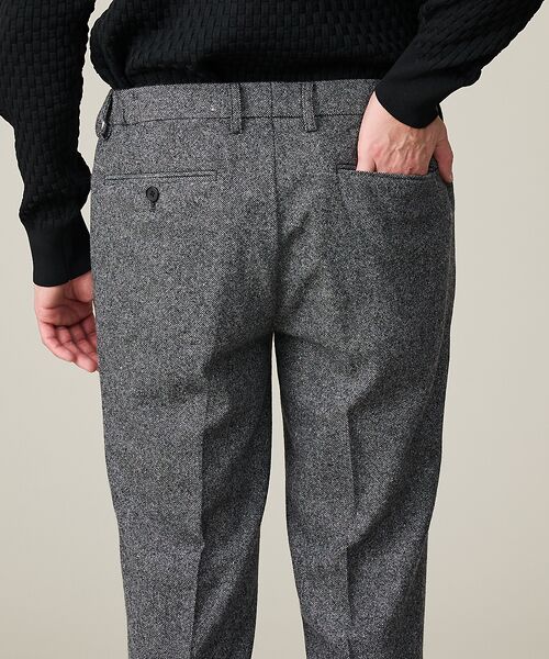 ABAHOUSE / アバハウス スラックス・ドレスパンツ | 【カシミヤブレンド】ウール ツイルスラックス / セットアップ対応 | 詳細16