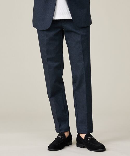 ABAHOUSE / アバハウス スラックス・ドレスパンツ | 【セットアップ対応】プレミアム ポンチスラックス【予約】(ネイビー)