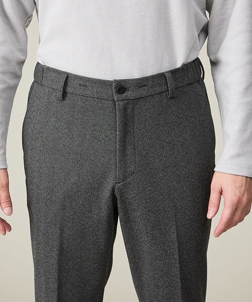 ABAHOUSE / アバハウス テーラードジャケット | 【上下2点SET/WEB限定】ヘリンボーン ジャガード ニットセットアップ / | 詳細17