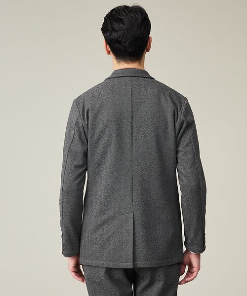 ABAHOUSE / アバハウス テーラードジャケット | 【上下2点SET/WEB限定】ヘリンボーン ジャガード ニットセットアップ / | 詳細6