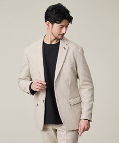 ABAHOUSE / アバハウス テーラードジャケット | 【カシミヤブレンド】ウール ツイルジャケット / セットアップ対応