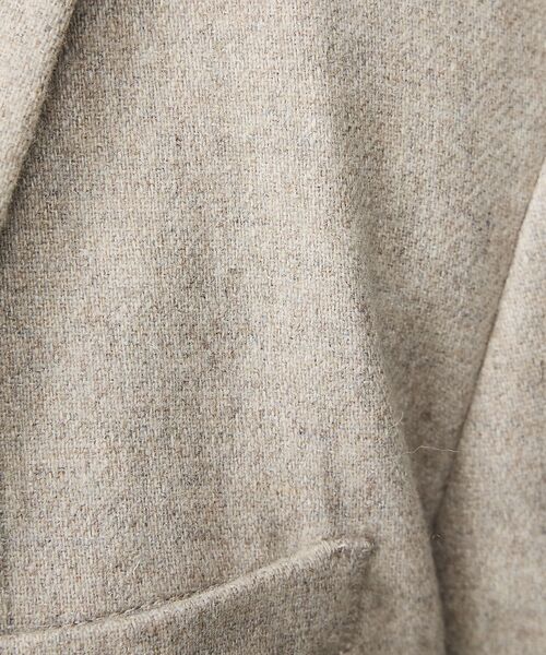 ABAHOUSE / アバハウス テーラードジャケット | 【カシミヤブレンド】ウール ツイルジャケット / セットアップ対応 | 詳細1