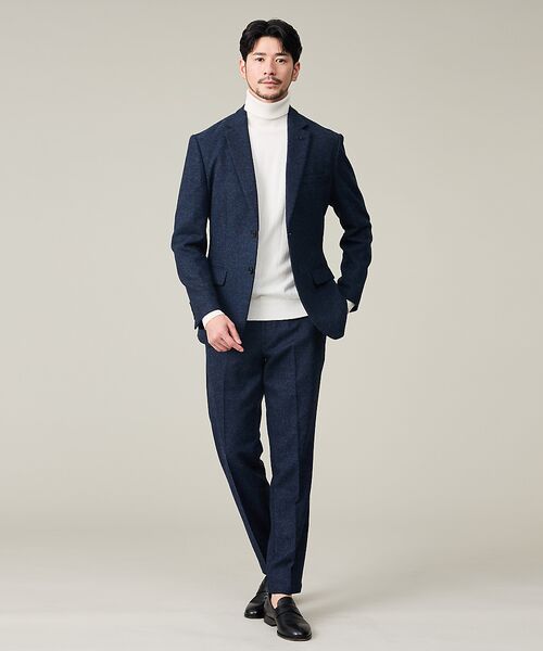 ABAHOUSE / アバハウス テーラードジャケット | 【カシミヤブレンド】ウール ツイルジャケット / セットアップ対応 | 詳細7