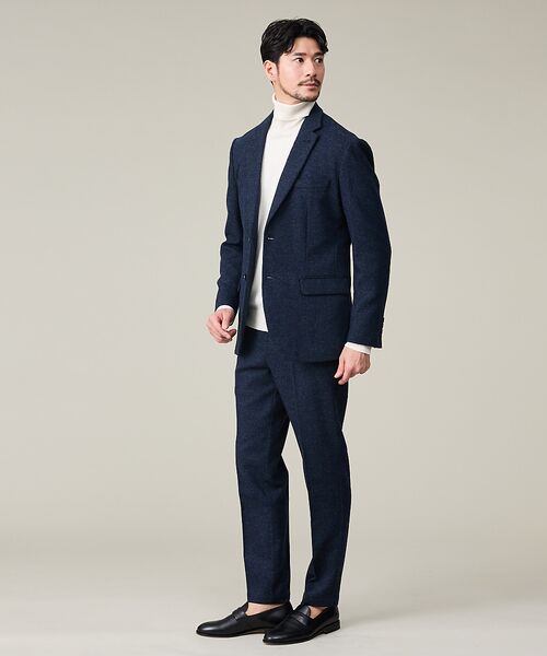 ABAHOUSE / アバハウス テーラードジャケット | 【カシミヤブレンド】ウール ツイルジャケット / セットアップ対応 | 詳細8