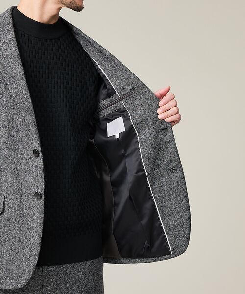 ABAHOUSE / アバハウス テーラードジャケット | 【カシミヤブレンド】ウール ツイルジャケット / セットアップ対応 | 詳細19
