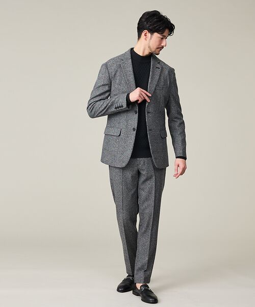 ABAHOUSE / アバハウス テーラードジャケット | 【カシミヤブレンド】ウール ツイルジャケット / セットアップ対応 | 詳細21