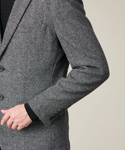 ABAHOUSE / アバハウス テーラードジャケット | 【カシミヤブレンド】ウール ツイルジャケット / セットアップ対応 | 詳細15