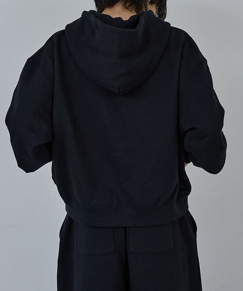 ABAHOUSE / アバハウス パーカー | 【AH ABAHOUSE】クロップド ダブルジップ スウェットフーディー / セ | 詳細13