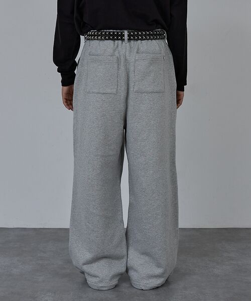 ABAHOUSE / アバハウス パンツ | 【AH ABAHOUSE】ワイドバギー スウェットパンツ / セットアップ対応 | 詳細3