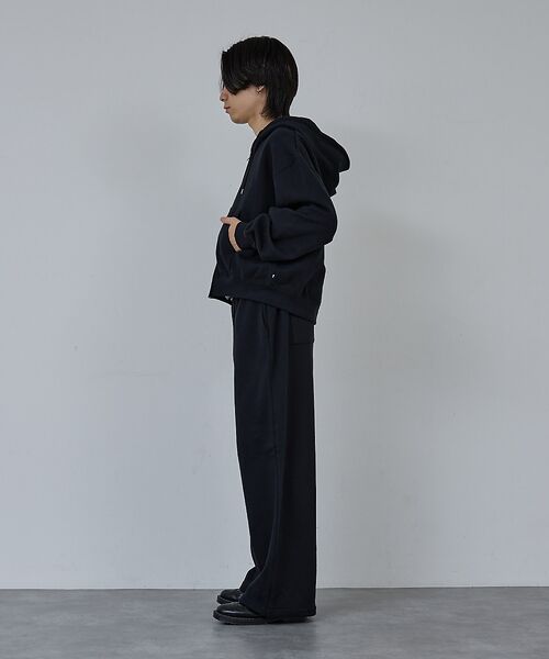 ABAHOUSE / アバハウス パンツ | 【AH ABAHOUSE】ワイドバギー スウェットパンツ / セットアップ対応 | 詳細20