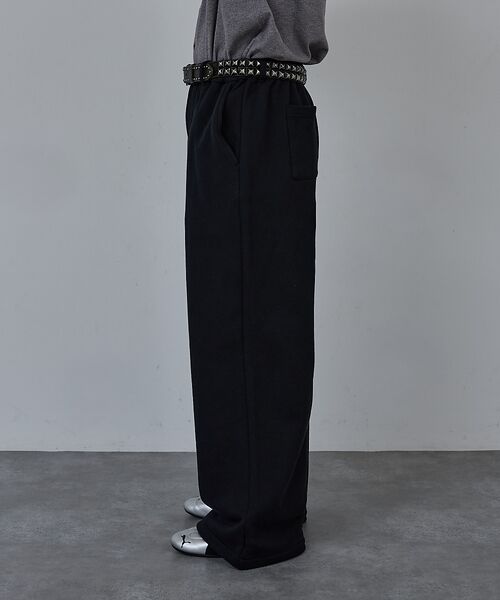 ABAHOUSE / アバハウス パンツ | 【AH ABAHOUSE】ワイドバギー スウェットパンツ / セットアップ対応 | 詳細10